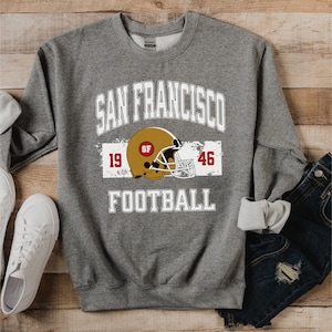 SF Colors Game Day Sweatshirt: San Francisco Football Fan Apparel