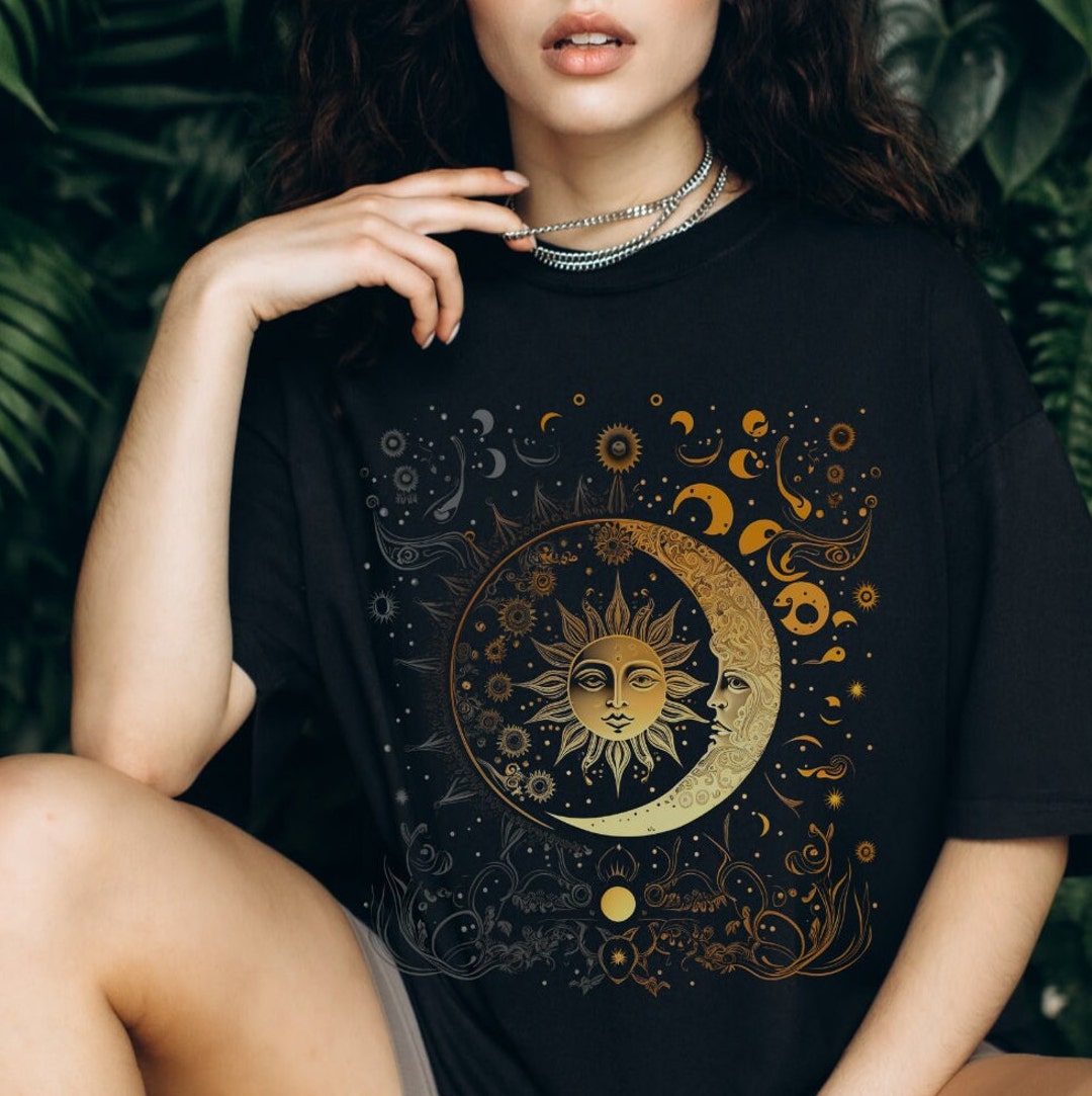 Celestial Sun Oversized Shirt & Shorts Set main image 1