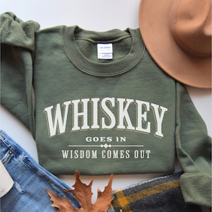 Whiskey Sweatshirt, Whiskey Lovers Gift, Whiskey, Whiskey Shirt, Whiskey Gift, Whiskey Lovers Shirt, Tennessee Whiskey, Whiskey Gift Idea