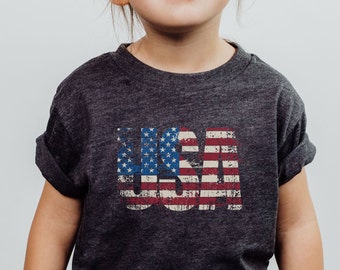 Toddler USA T-Shirt: Patriotic Kids Tee