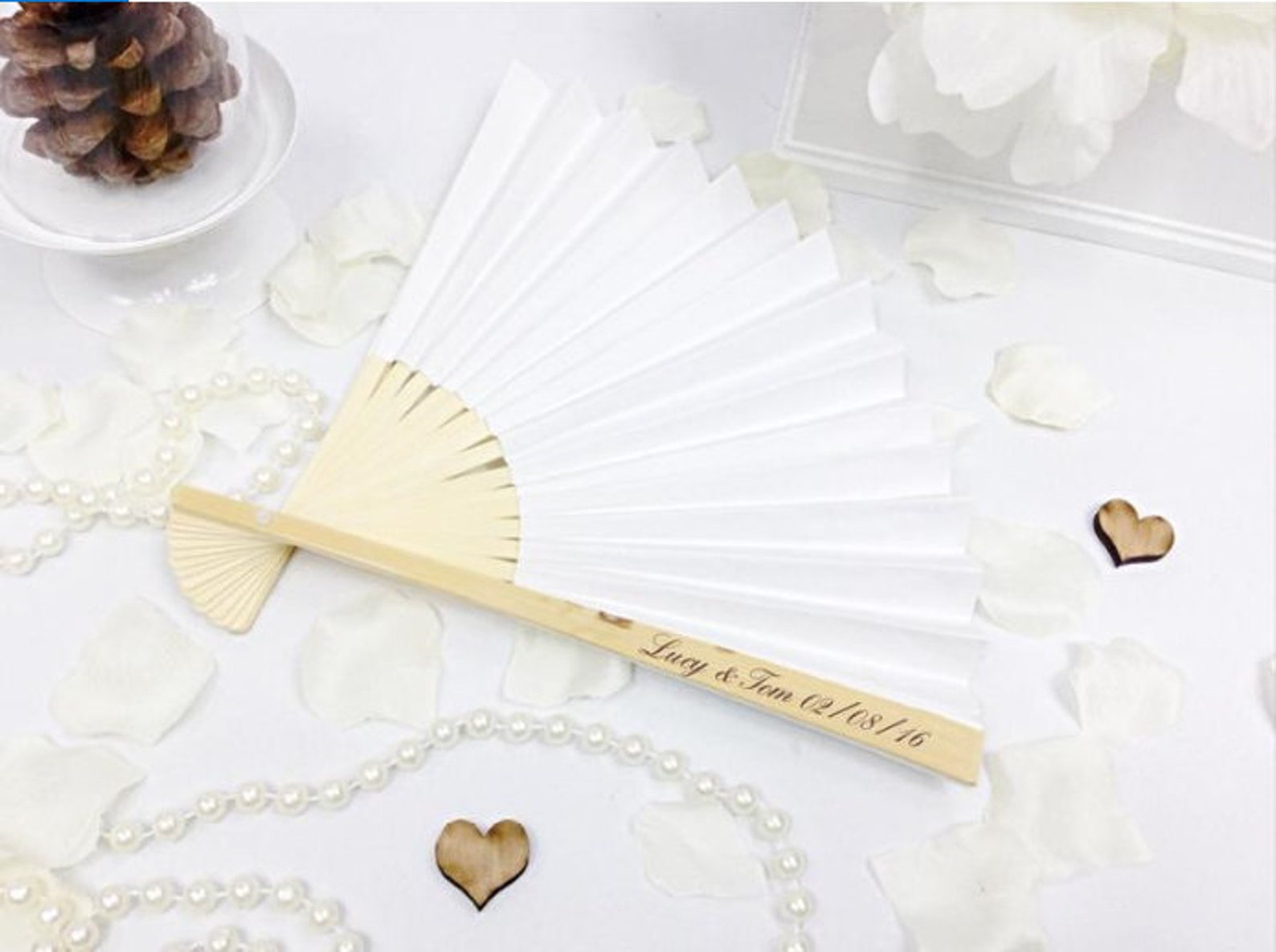 Wedding fan Personalised Fans Paper Fan Wedding Favours Etsy