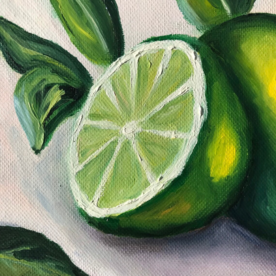 Oil painting original lime oil painting oil painted lime Etsy