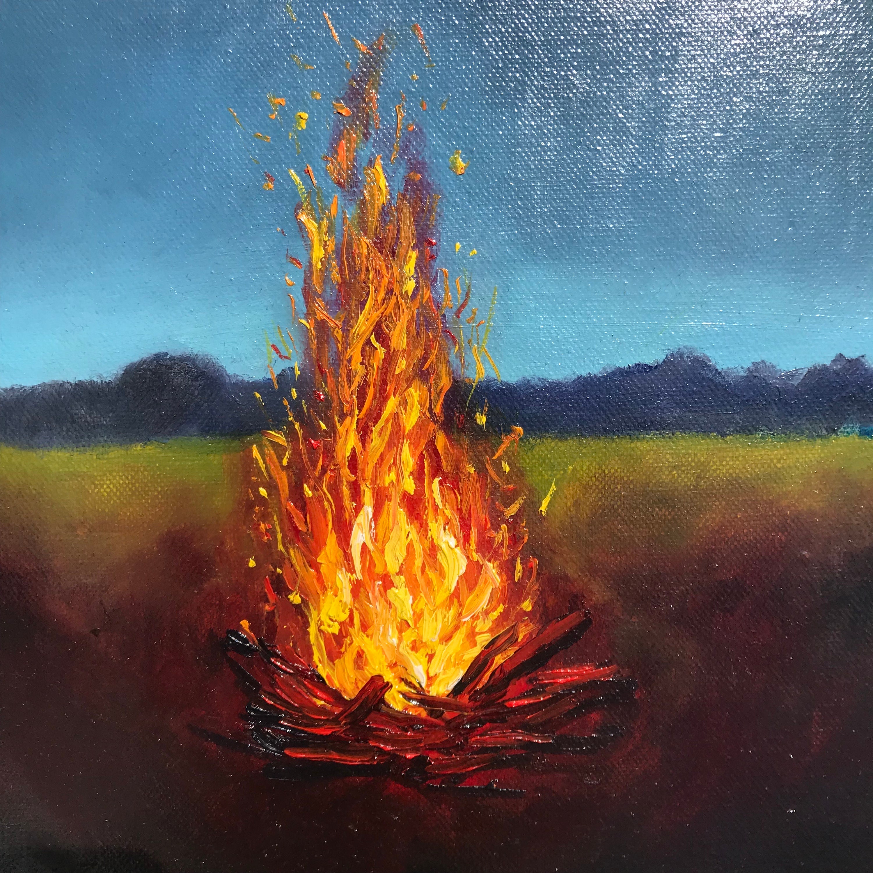 Painting With Fire [DVD] [Import](中古品) Original Burning Match Oil Painting | Cozy Home Decor (24x30cm) - Etsy