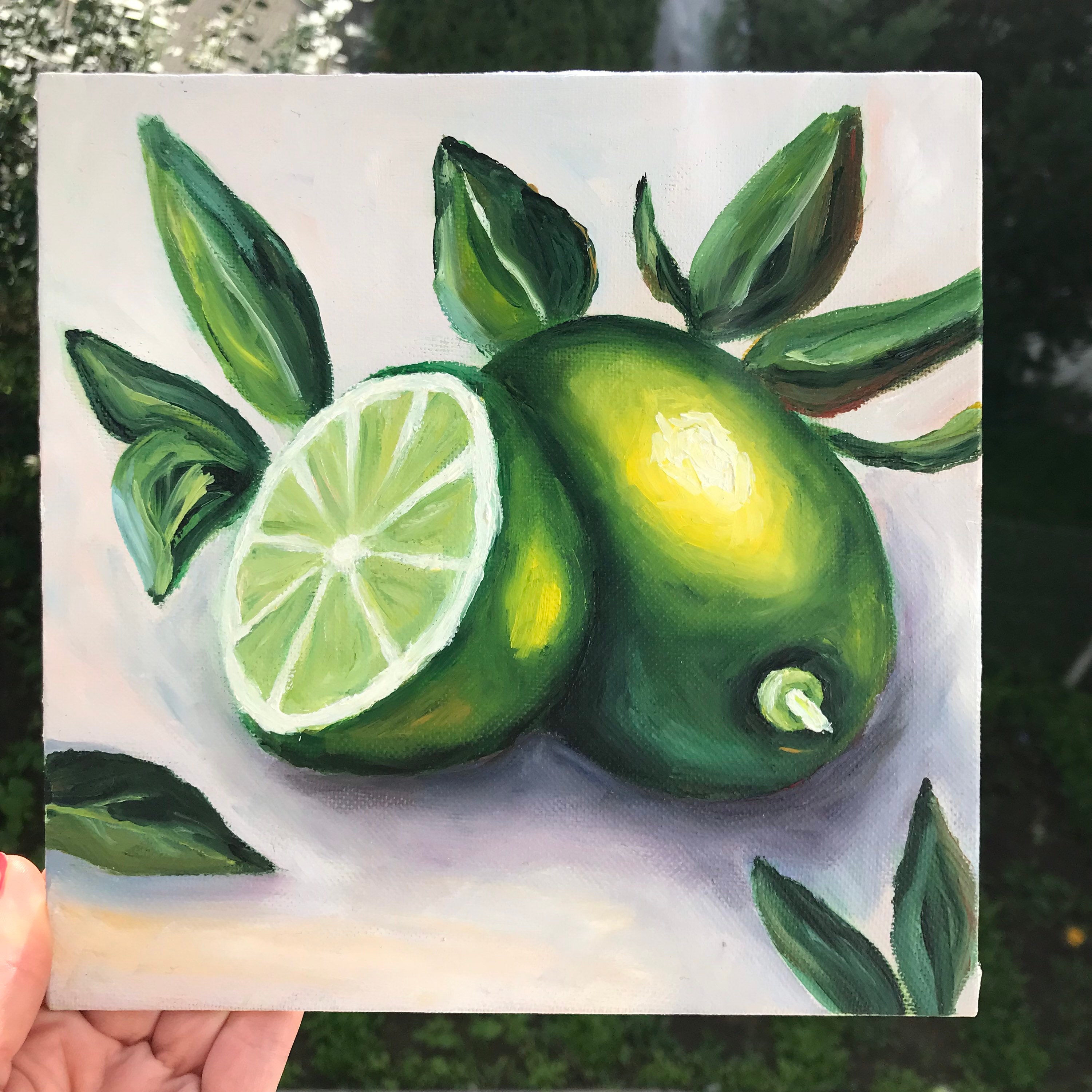 Oil painting original lime oil painting oil painted lime Etsy