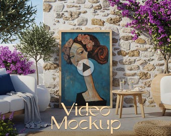 Video Mockup: 3 Scene Poster Frame Presentation PSD Template (Digital Download)
