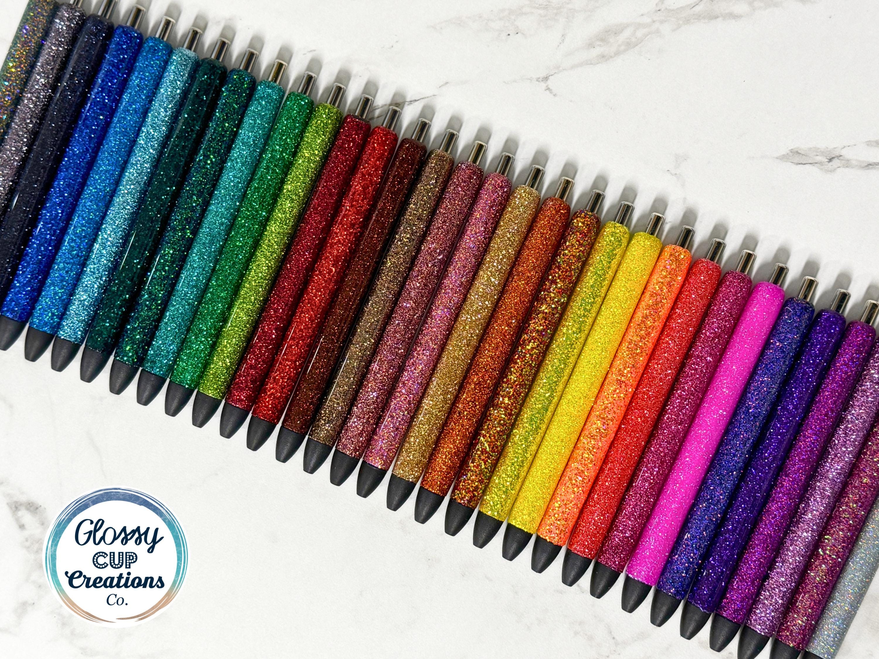 Glitter Pens, Custom Option, Personalized Gel Pen