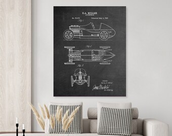 Poster Vintage 50x70cm - Circuit San Sebastian (R0371) - Affiche De Course Automobile