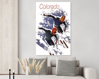 Vintage Colorado Ski Poster