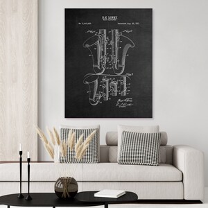 Bass Clarinet Patent Print