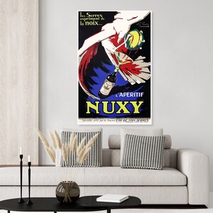 French Nuxy Aperitif Liquor Vintage Poster