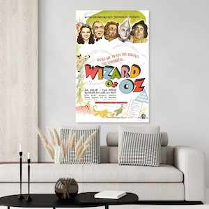 Classic Wizard of Oz Movie Poster