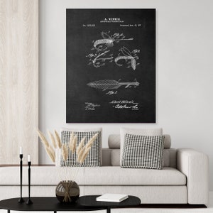 1911 Fly Fishing Dry Fly Patent Print