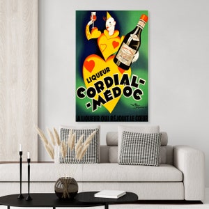 1920's alcohol advertisement cordial-medoc.