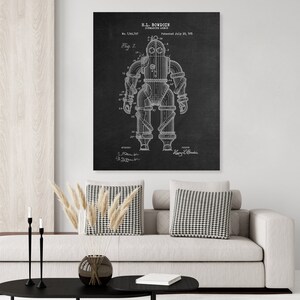 1915 Deep Sea Dive Suit Patent Print