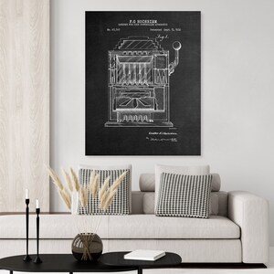 1932 Slot Machine Patent print