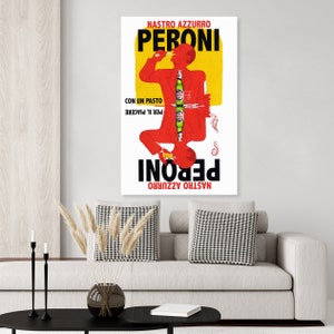 Vintage Peroni Alcoholic Drink Poster
