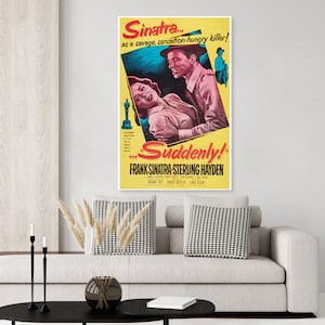 Cartel de película de Frank Sinatra de repente imagen 1