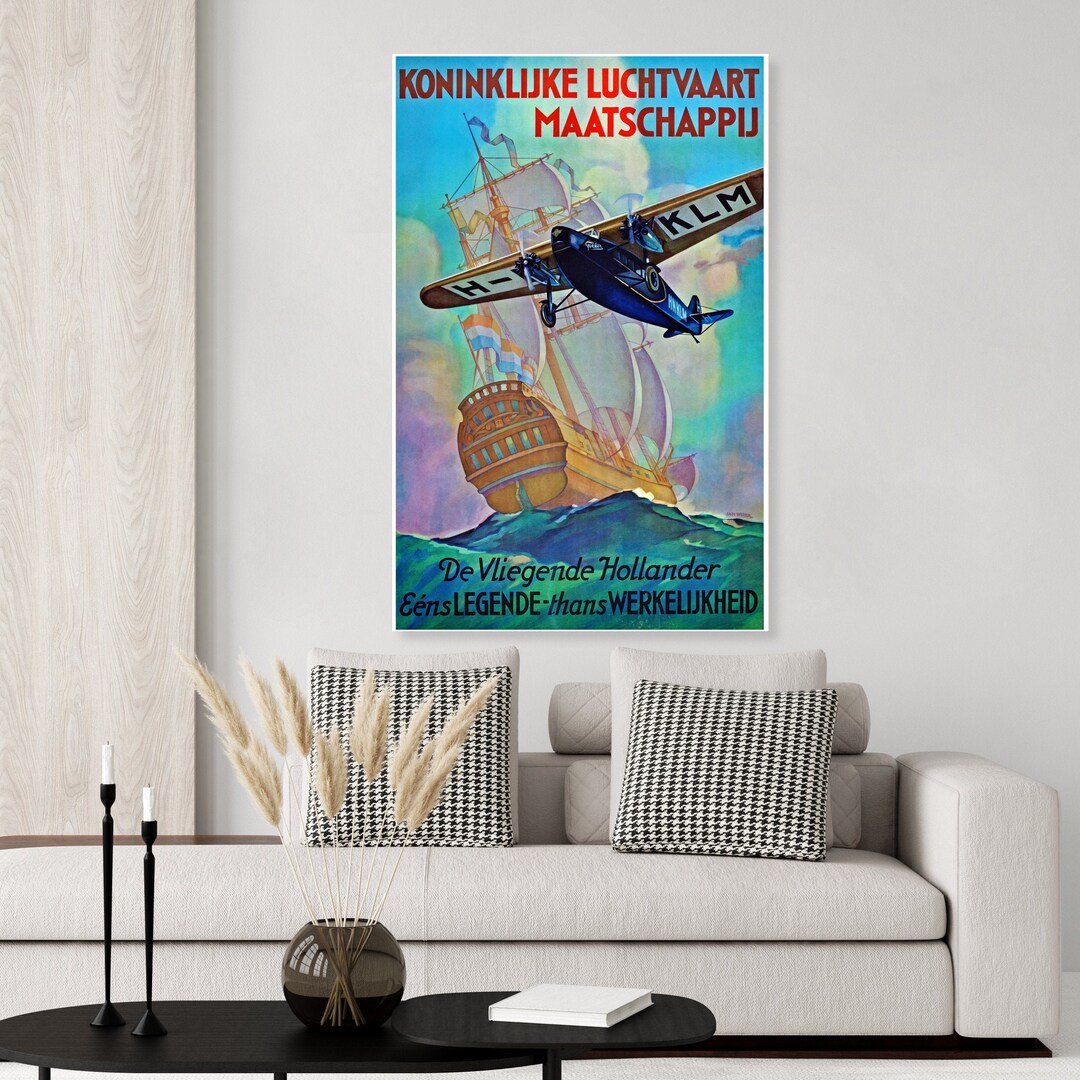 K.L.M  DUTCH AIRLINES パンフレット レトロ 希少 K.L.M DUTCH AIRLINES パンフレット レトロ 希少 Vintage poster