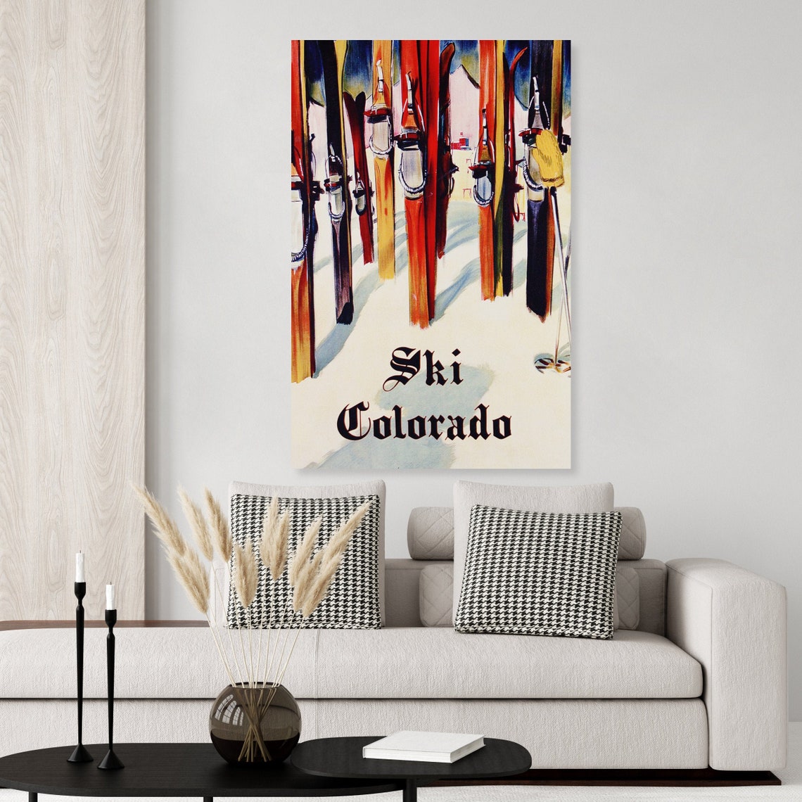 This is a Vintage Ski Colorado Travel Poster - Etsy