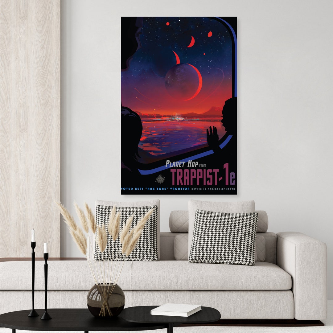 NASA Trappist-1e Travel Poster - Etsy