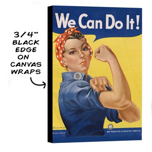 Rosie the Riveter We Can Do It Vintage WWII Poster - Etsy