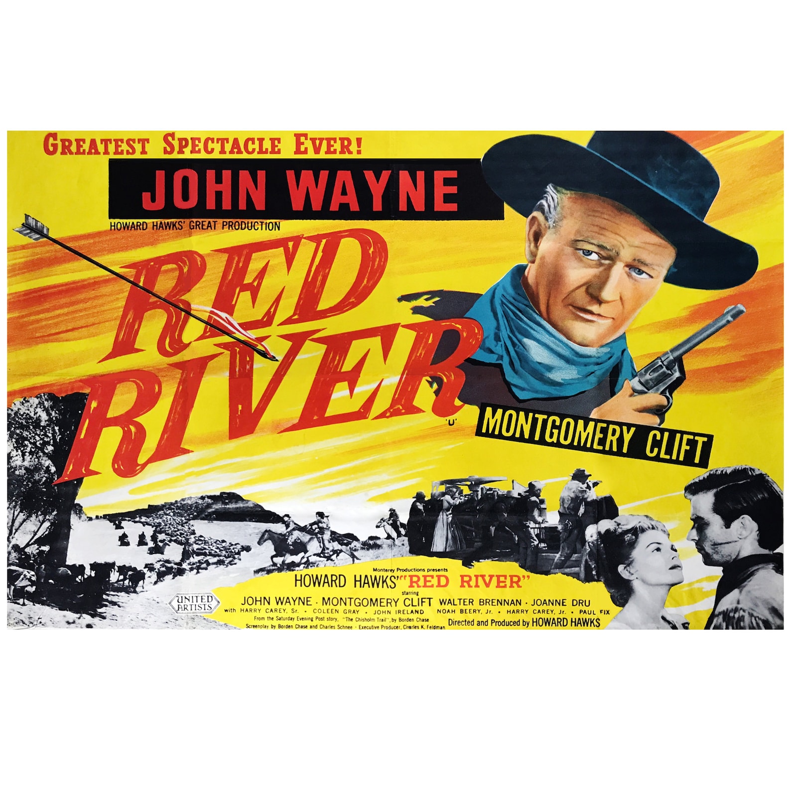 Red River Movie Poster Etsy
