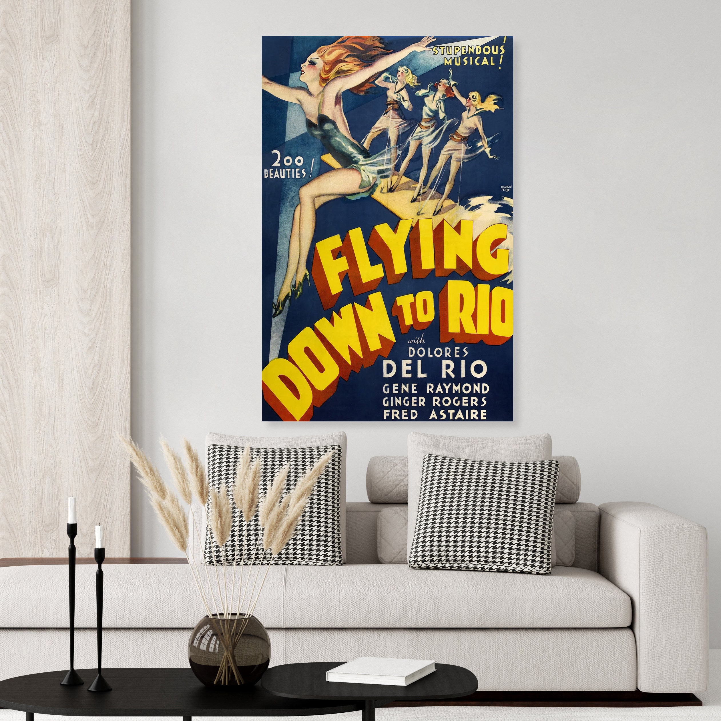 Flying Down To Rio Movie Poster Etsy
