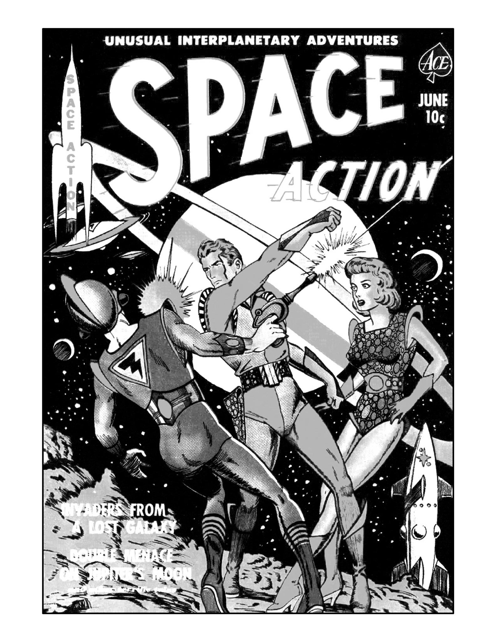 Printable Sci Fi Coloring Book Made From Vintage Science | Etsy