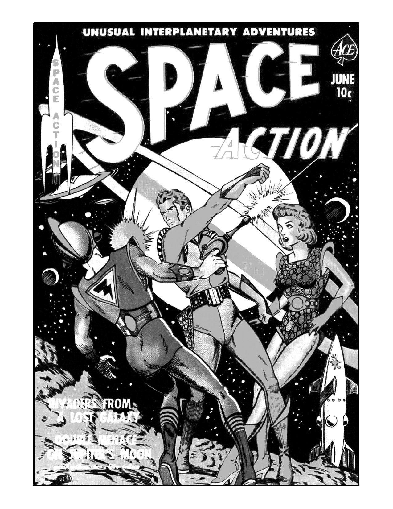 Printable Sci Fi Coloring Book Made From Vintage Science | Etsy