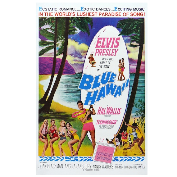 ブルーハワイ エルビスプレスリー 映画 ポスター Amazon.com: Elvis Presley in Blue Hawaii - Vintage Film