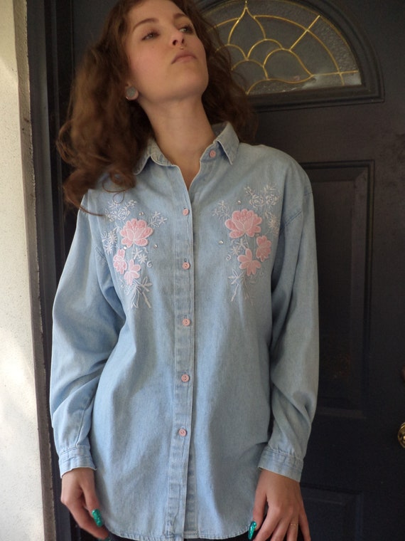 collectible vintage denim shirt - image 3