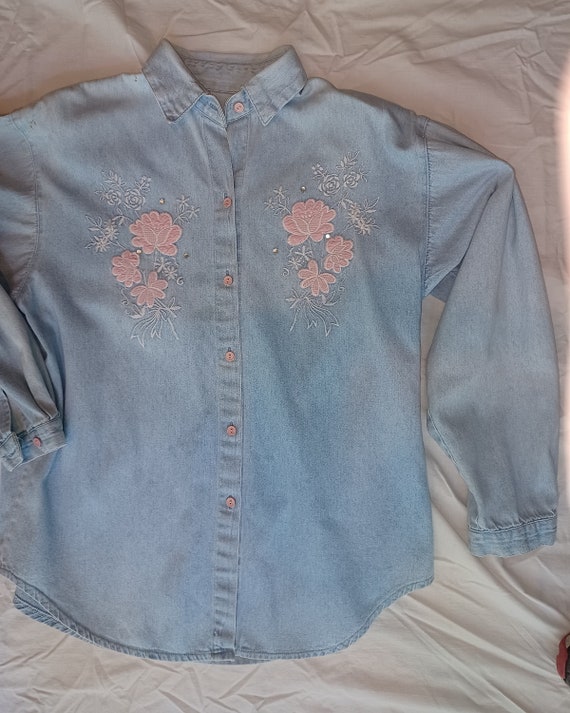 collectible vintage denim shirt - image 4