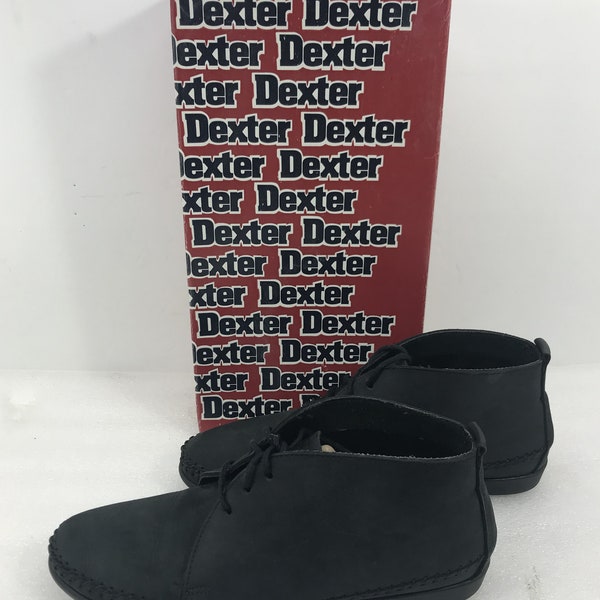 Vintage 90's Dexter Womans Ankle Boots  Size 8 M Black