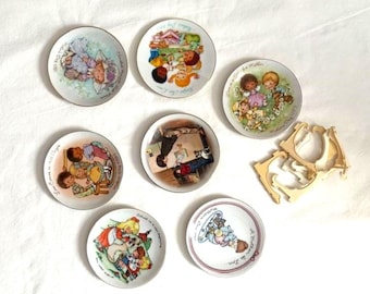 Vintage Mother's Day Plates: Avon Bundle of 7