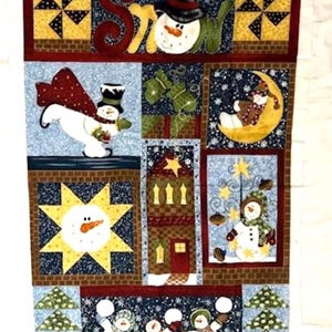 Cut & Sew - Frosty Favorites - Pearl Krush - Julie Weaver - Fabric Panel