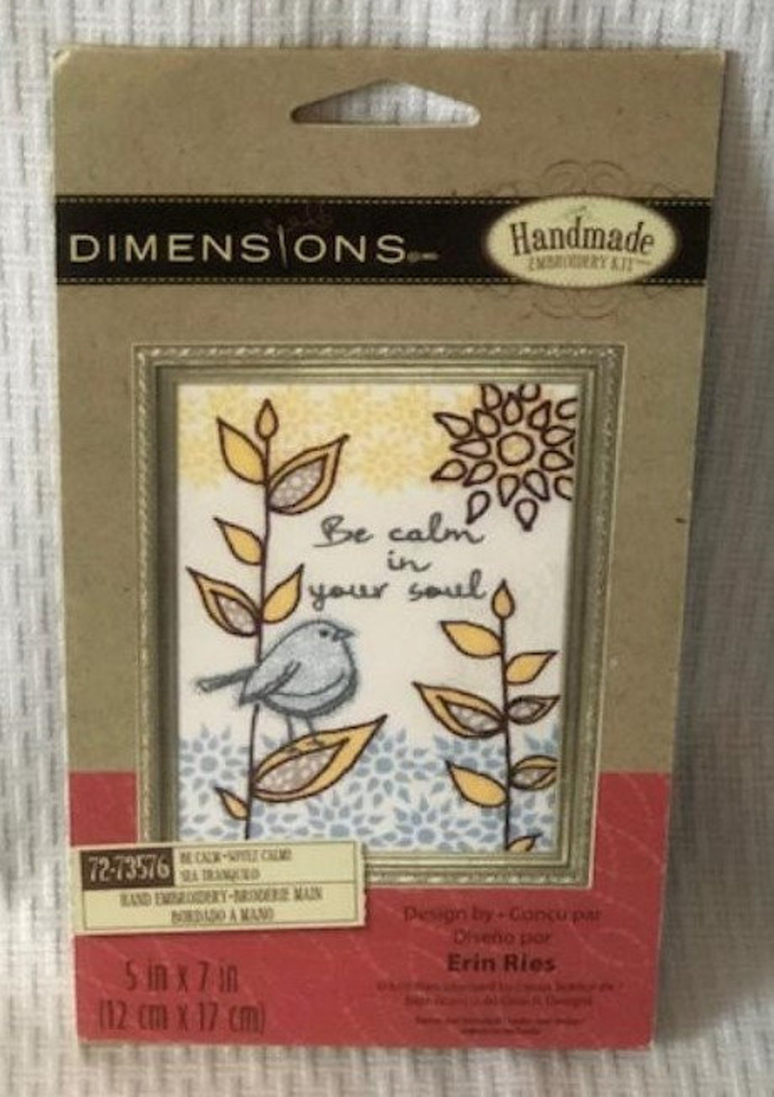 Dimensions Handmade Embroidery Kit by Erin Ries Be Etsy