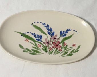 Vintage Emerson Creek Pottery: Wildflower Serving Platter