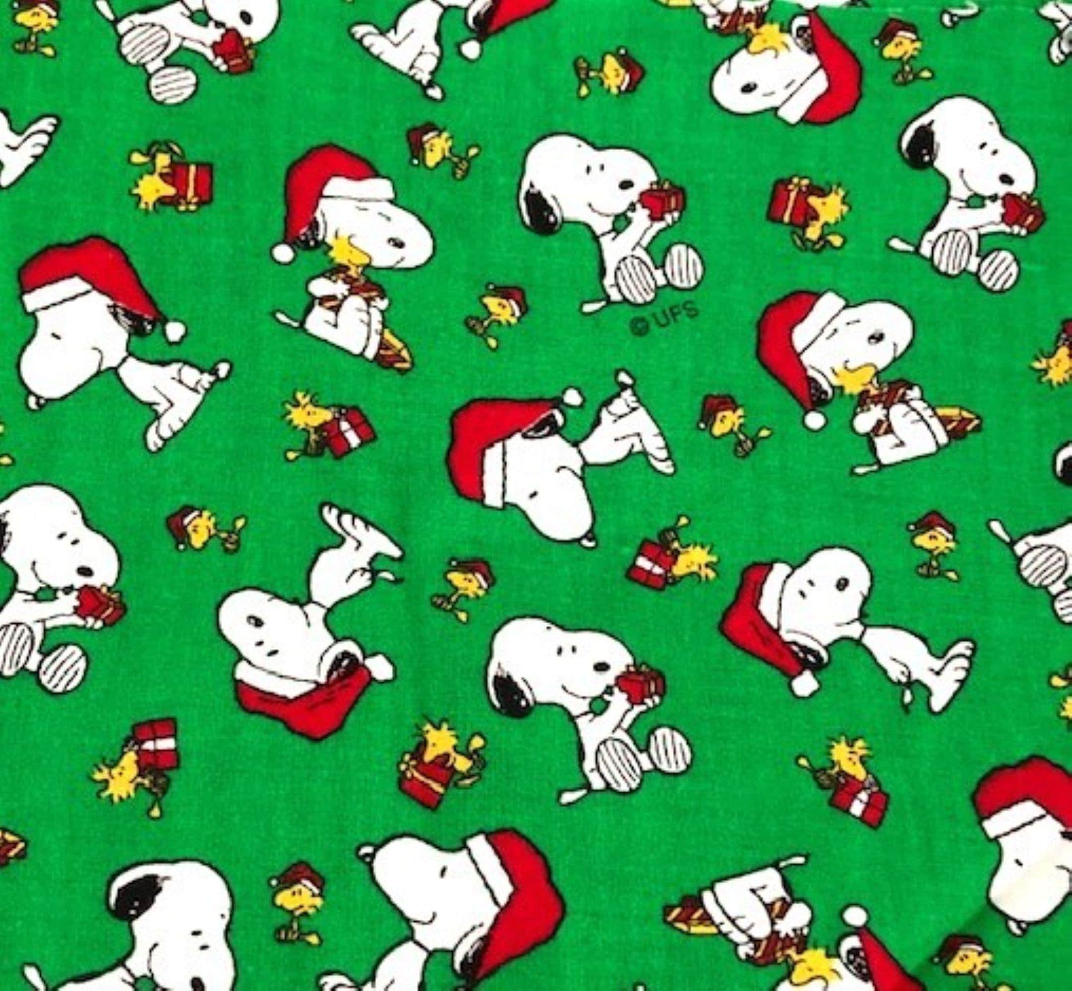 Vintage Snoopy Fabric - Etsy