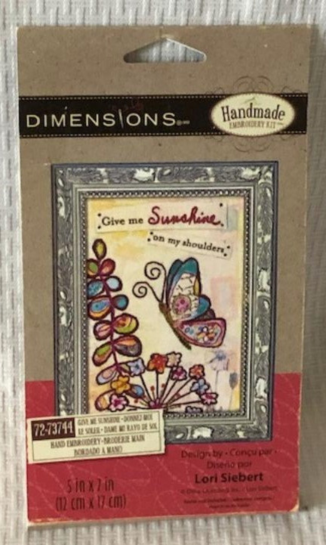 Dimensions Handmade Embroidery Kit by Lori Siebert Give Etsy
