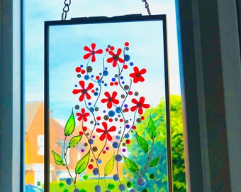 Unique Artwork Framed Wall Hanging Mandala Girl Sun Catcher Glass Painting 20x25x2 5cm Stained Glass Living Room Decor Wall Art Art Collectibles Glass Art Vadel Com