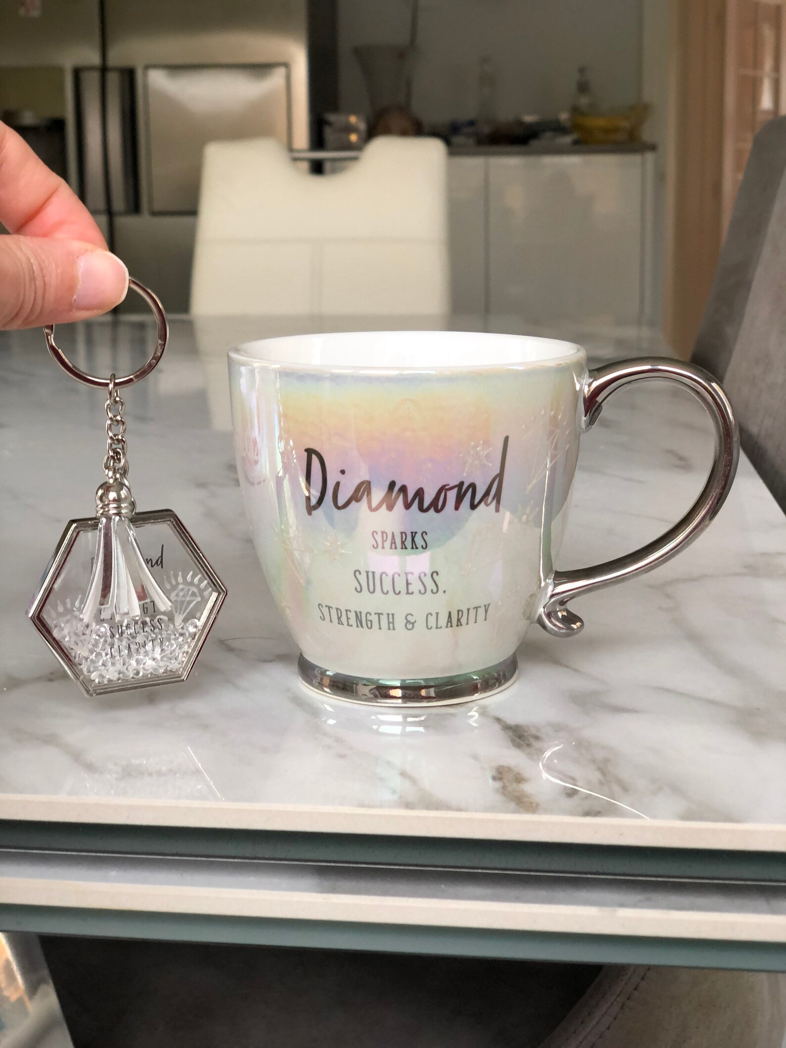 Diamond Mug April Gift Gift for mom April Birthstone Etsy