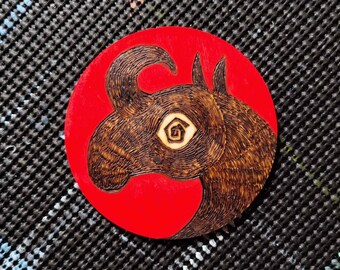 Unicorn Woodburn | Woodburning art, Pyrography, Unicorn, Eye Swirl