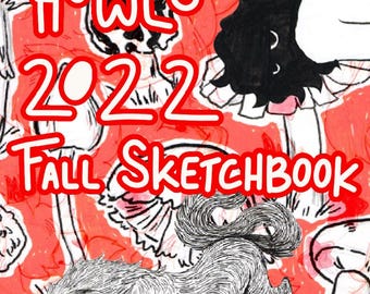 Howl's 2022 Fall Sketchbook: Art Zine PDF, 100+ pages