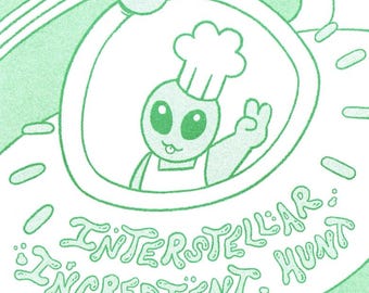 Interstellar Ingredient Hunt: Digital Comic Zine PDF