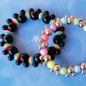 Rainbow Days Handmade Mouse Beaded Bracelets!