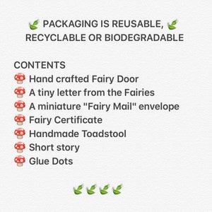 Gran puerta de hadas púrpura 14cm x 9.5cm ideas de regalo de | Etsy