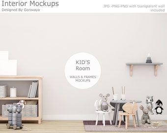 Kids Room Mockup Etsy