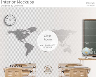 Kids Desk Mockup Etsy