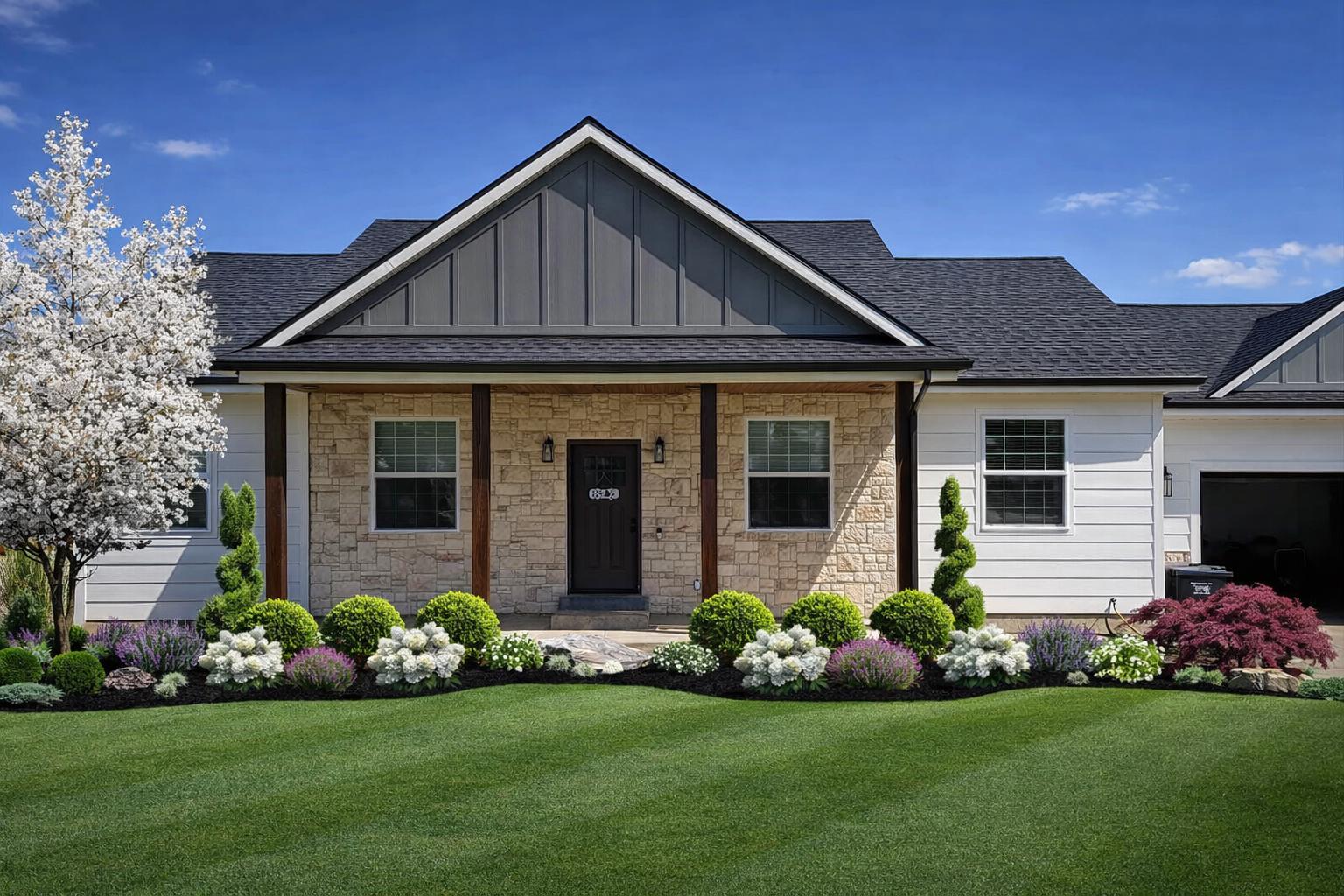 Premade Landscape Design, Landscape Garden Bed, Zone 5-8