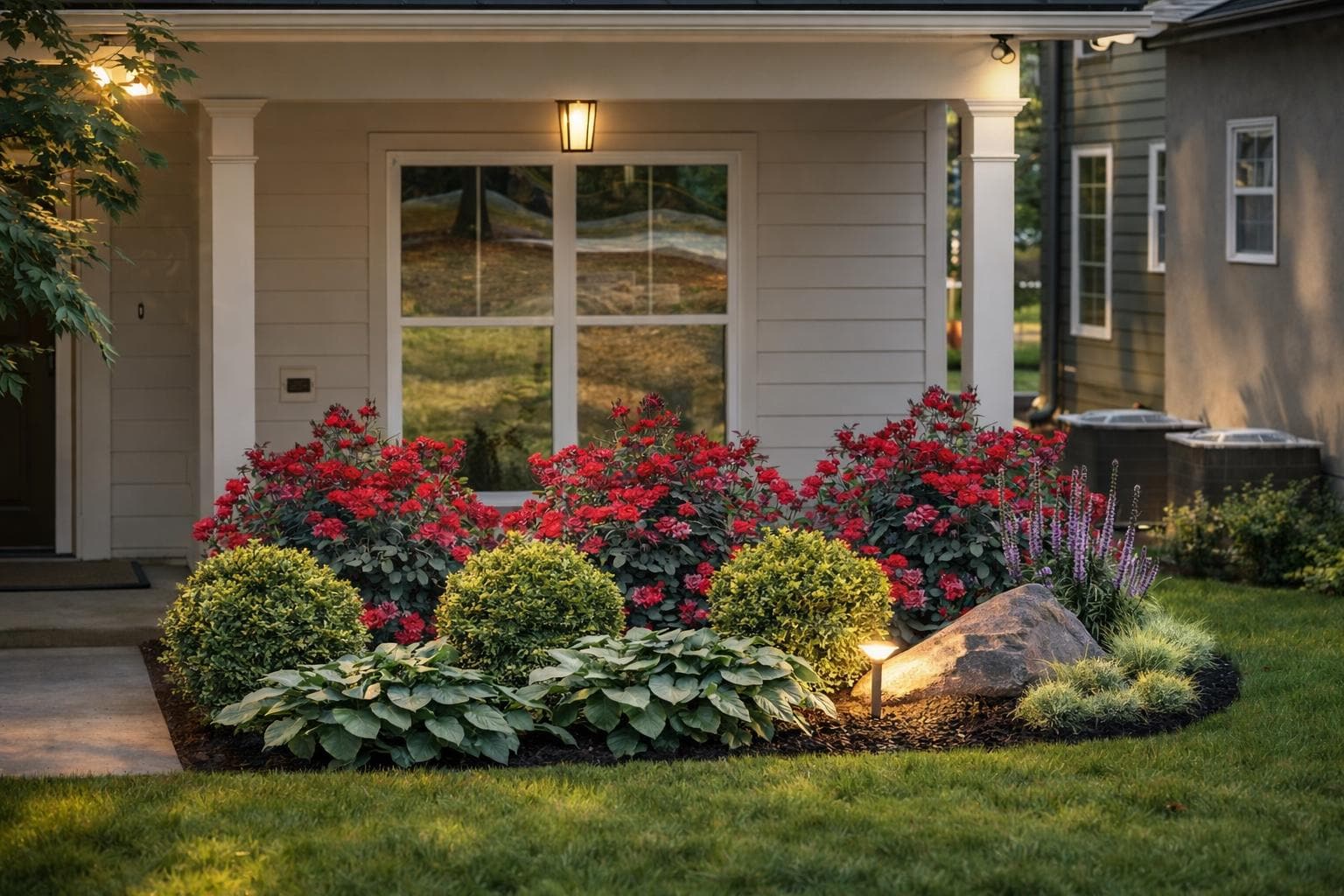 Garden Blooms: A Zone 8-9 Landscape Prelude With Double Knockout